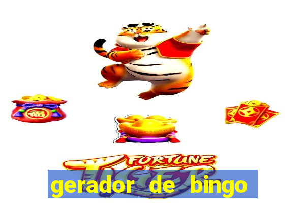 gerador de bingo cha de bebe